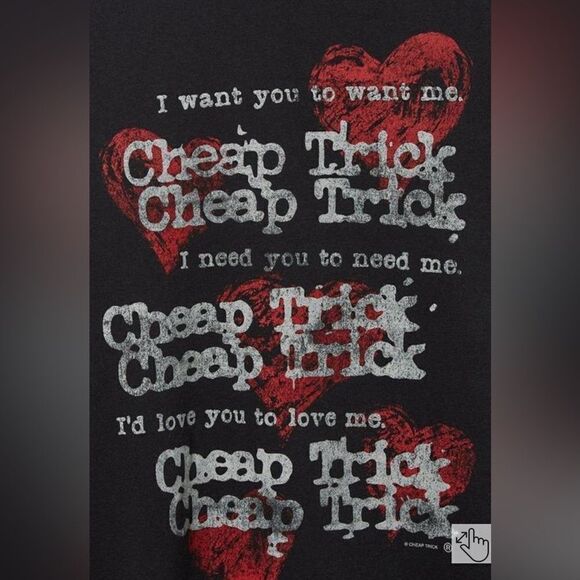 NWT Torrid Plus Size Black Cheap Trick Cozy Fleece Sweatshirt -Size XL - 14-16 - Picture 3 of 8